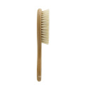 Soft Wool Beard Brush with Wood Handle for Hairdressing or Personal Care Beard Brush